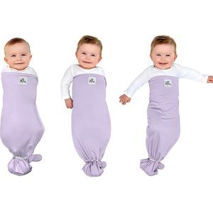Ollie Swaddle - lavender sleep sack for baby, like new